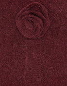 cardigan lana alpaca zinfandel bordeaux - Frida SRL