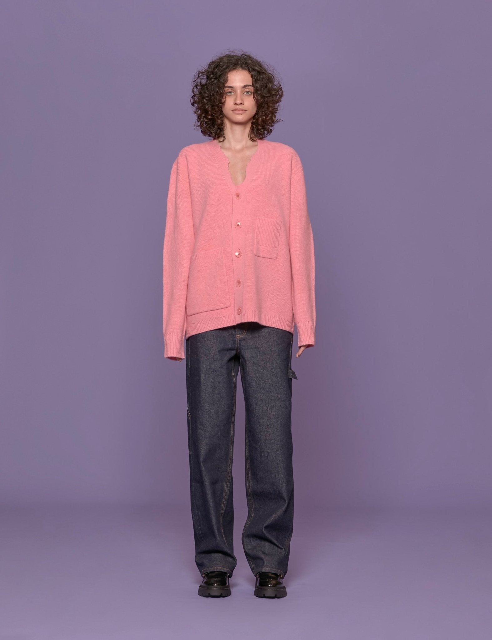 cardigan lana rosa - tibi - cardigan