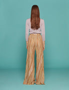 cardigan lurex lilla - roberto collina - cardigan