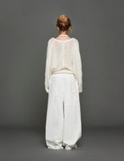 cardigan mohair bianco - Frida SRL