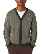 cardigan repeater asphalt - huf - cardigan