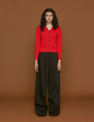 cardigan rosso - Frida SRL