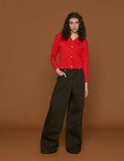 cardigan rosso - Frida SRL