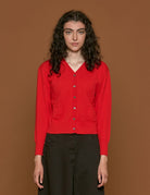 cardigan rosso - Frida SRL