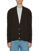 cardigan slouchy cioccolato - Frida SRL