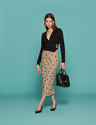 cardigan spilla gioiello nero - n21 alessandro dell'acqua - cardigan