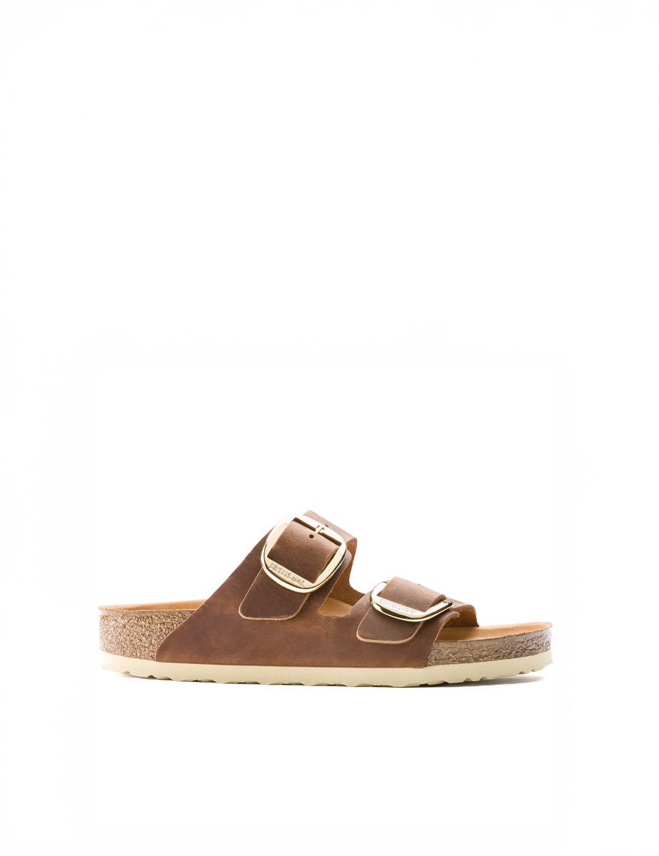 ciabatta arizona big buckle cognac - birkenstock - ciabatta