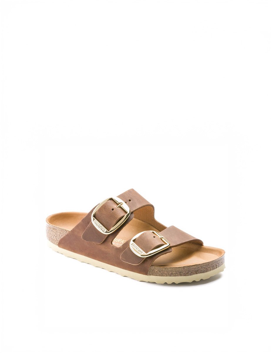 ciabatta arizona big buckle cognac - birkenstock - ciabatta
