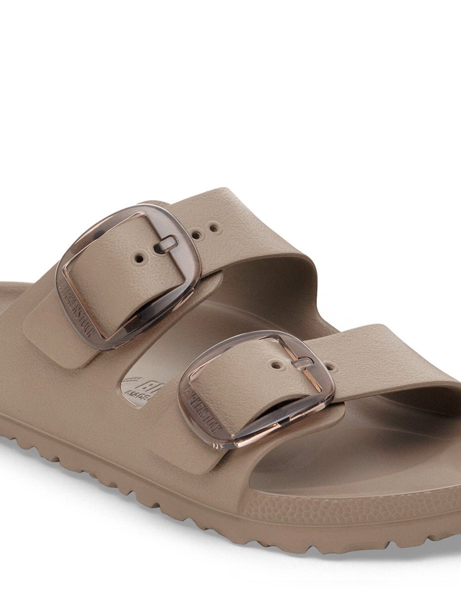 ciabatta arizona big buckle eva gray taupe - birkenstock - ciabatta