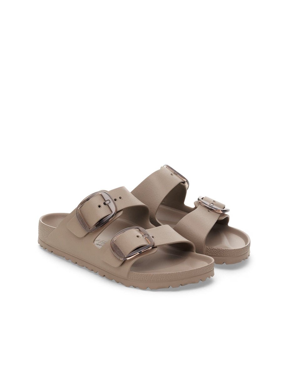 ciabatta arizona big buckle eva gray taupe - birkenstock - ciabatta