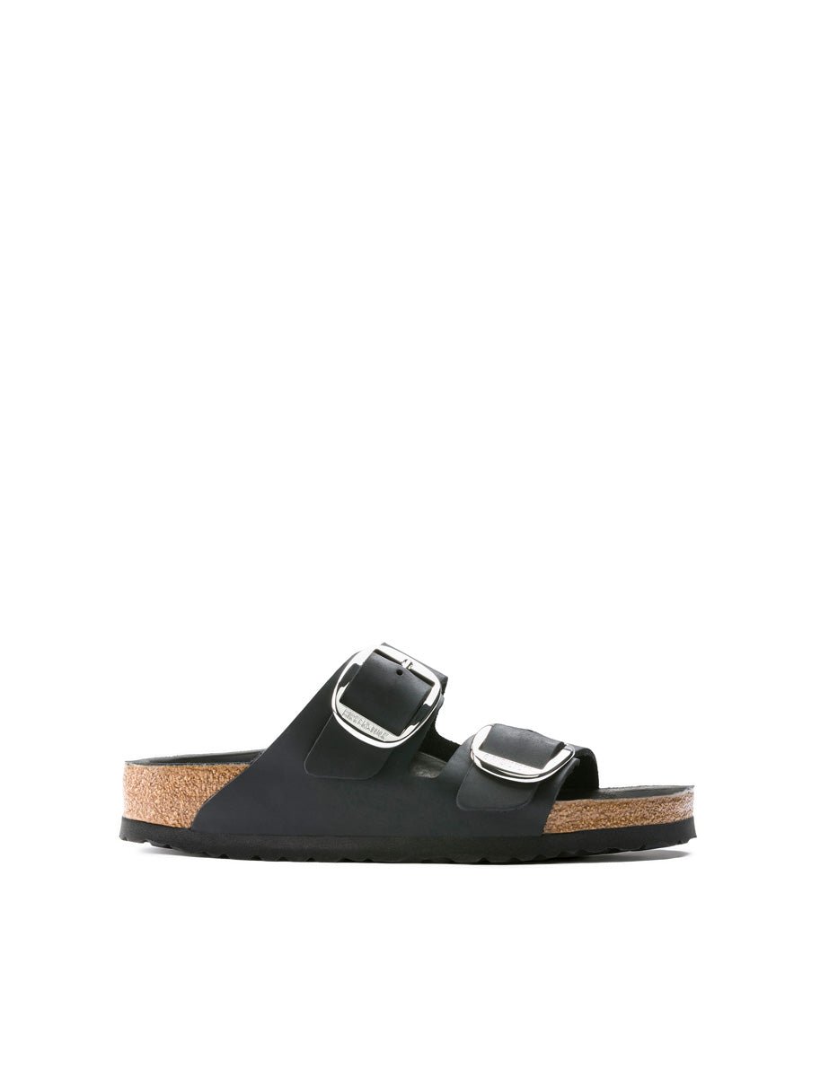 ciabatta arizona big buckle nero - birkenstock - ciabatta