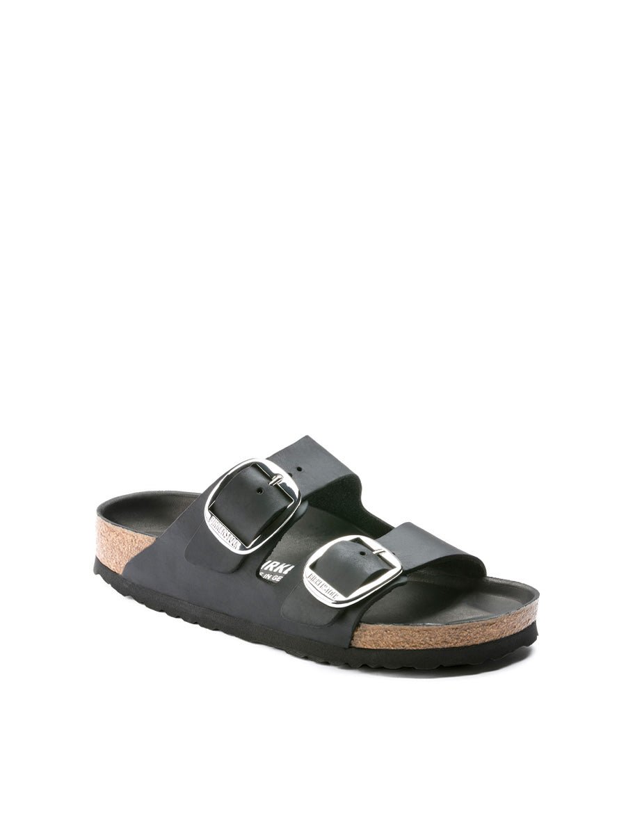 ciabatta arizona big buckle nero - birkenstock - ciabatta
