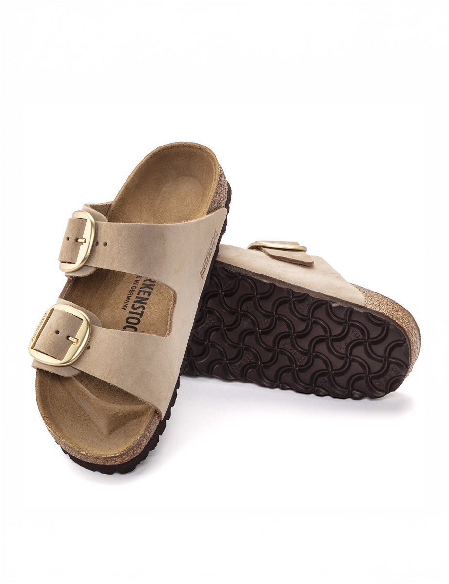 ciabatta arizona big buckle sandcastle - Frida SRL