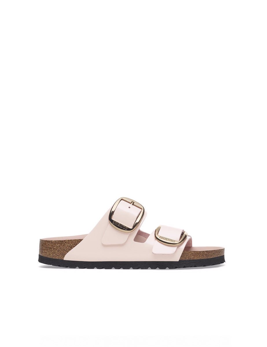 ciabatta arizona big buckle shine light rose - Frida SRL