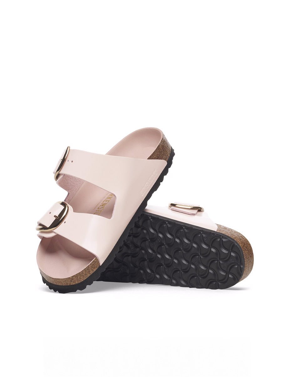 ciabatta arizona big buckle shine light rose - Frida SRL