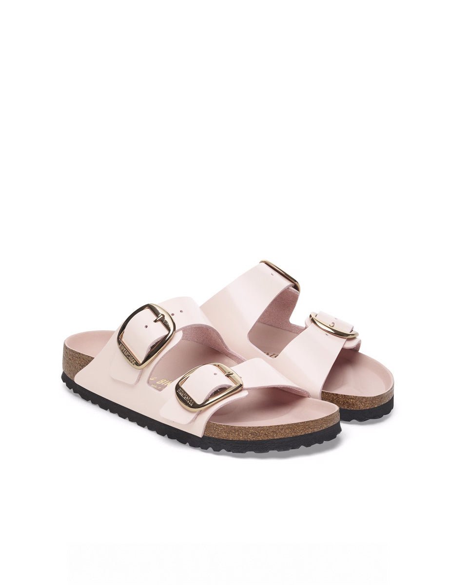 ciabatta arizona big buckle shine light rose - Frida SRL