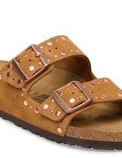 ciabatta arizona rivet suede lea mink - birkenstock - ciabatta
