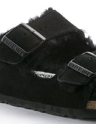 ciabatta arizona shearling black - Frida SRL