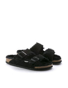 ciabatta arizona shearling black - Frida SRL
