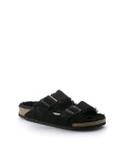 ciabatta arizona shearling black - Frida SRL