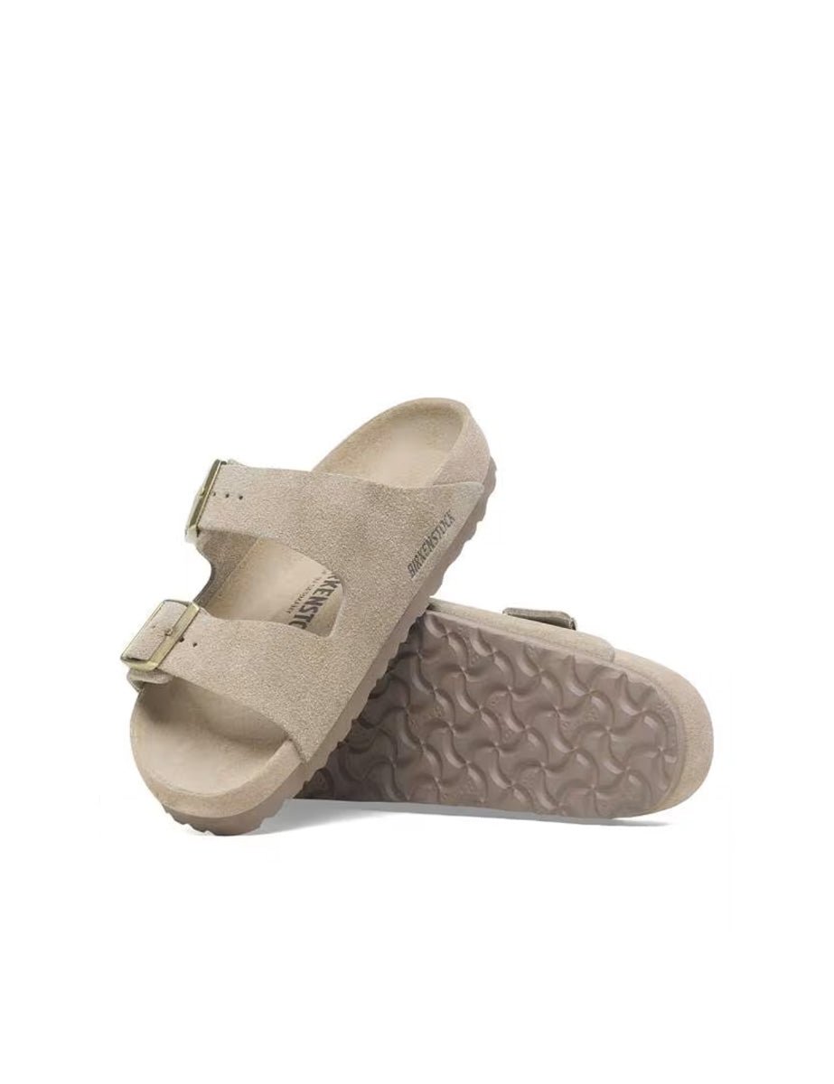 ciabatta arizona suede taupe - birkenstock - ciabatta