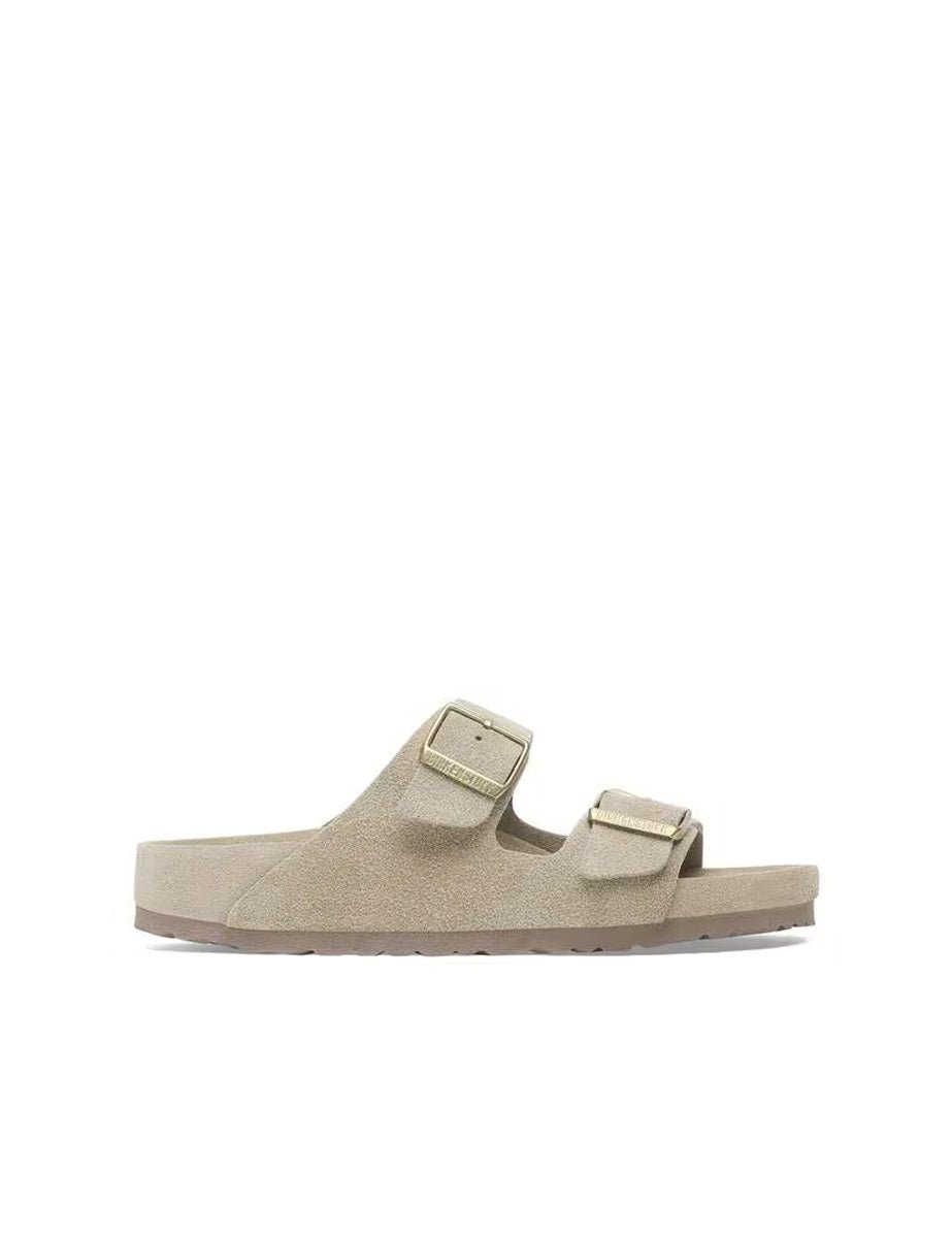 ciabatta arizona suede taupe - birkenstock - ciabatta