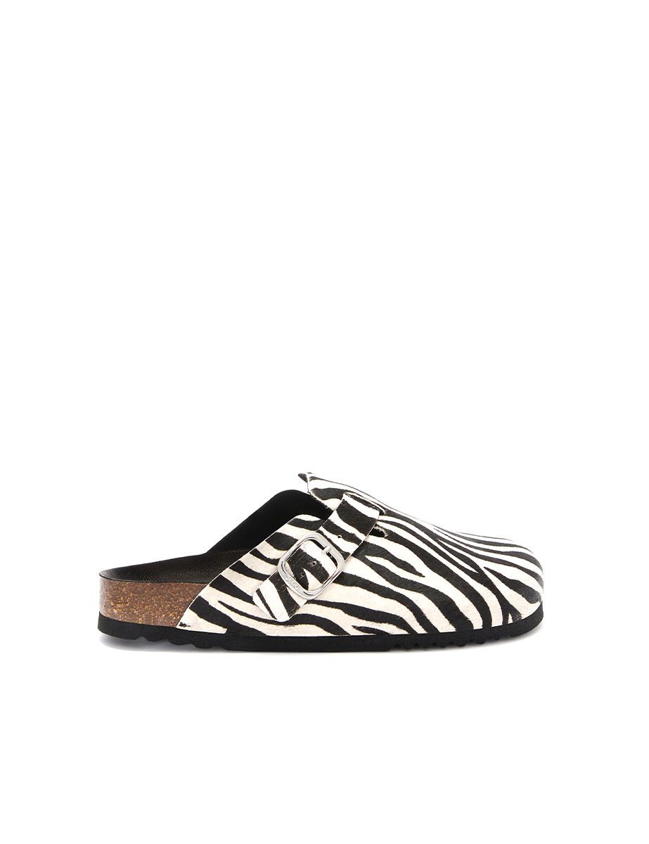 ciabatta lea cavallino zebra - scholl - ciabatta