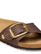 ciabatta madrid big buckle raffia carafe - birkenstock - ciabatta