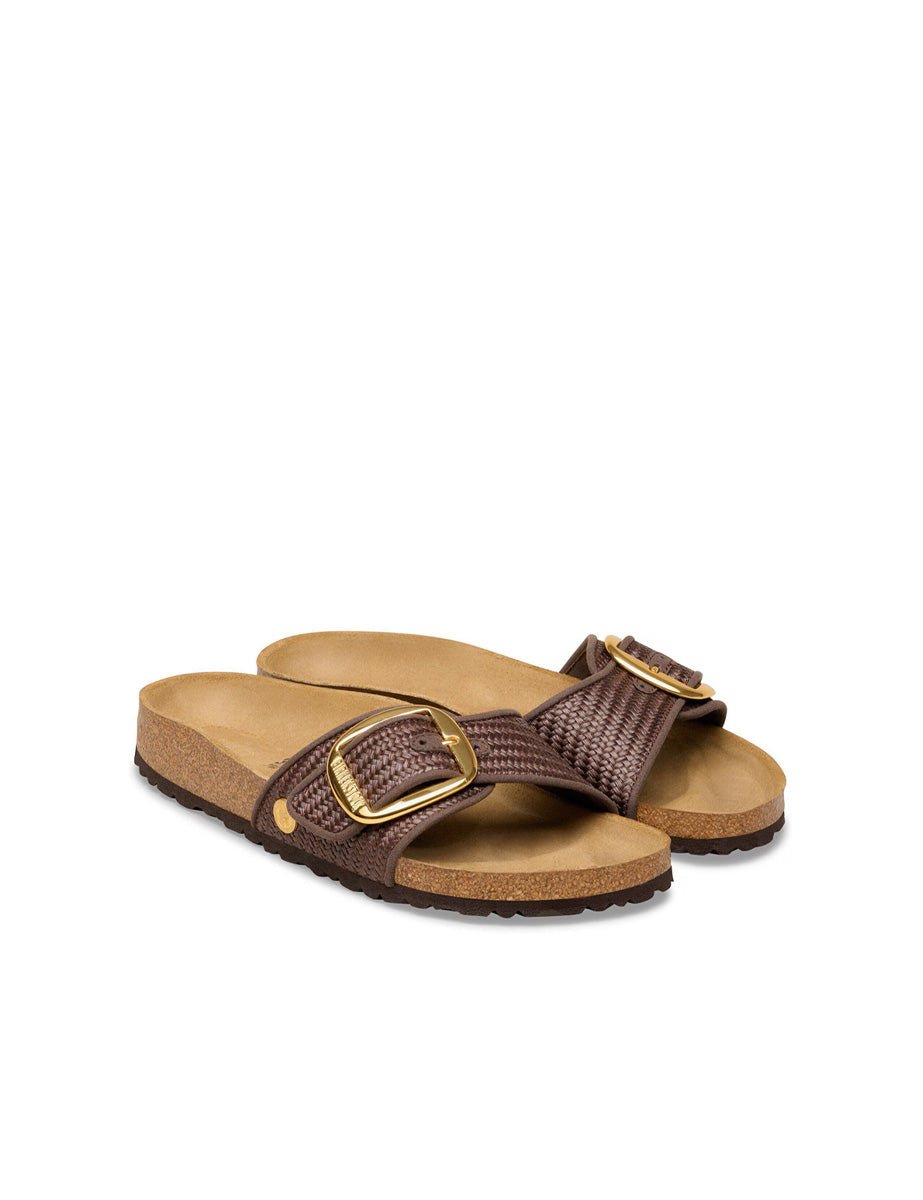 ciabatta madrid big buckle raffia carafe - birkenstock - ciabatta