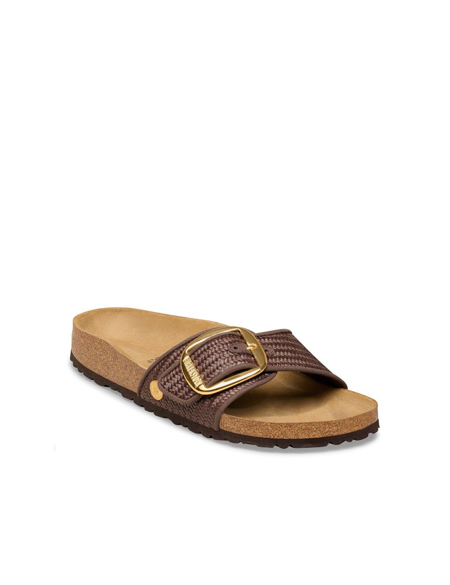 ciabatta madrid big buckle raffia carafe - birkenstock - ciabatta