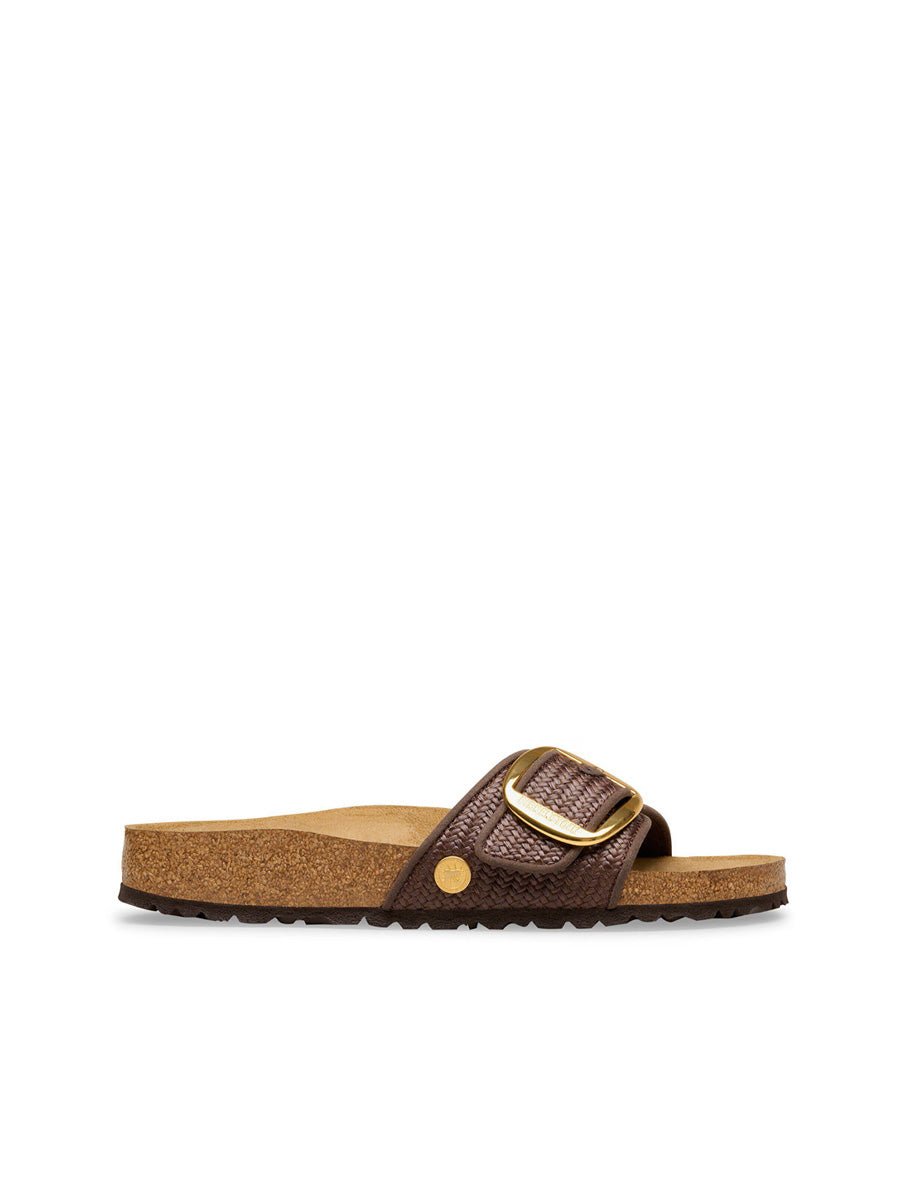 ciabatta madrid big buckle raffia carafe - birkenstock - ciabatta