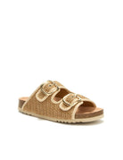 ciabatta noelle rafia beige - scholl - ciabatta