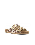 ciabatta pony two buckle zebra - colors of california - ciabatta