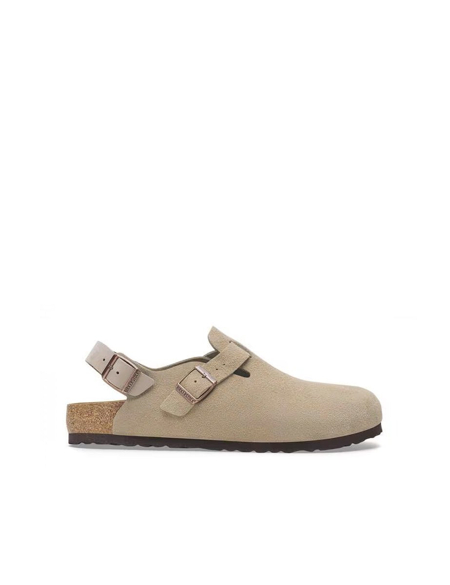 ciabatta tokio suede lea taupe - birkenstock - ciabatta