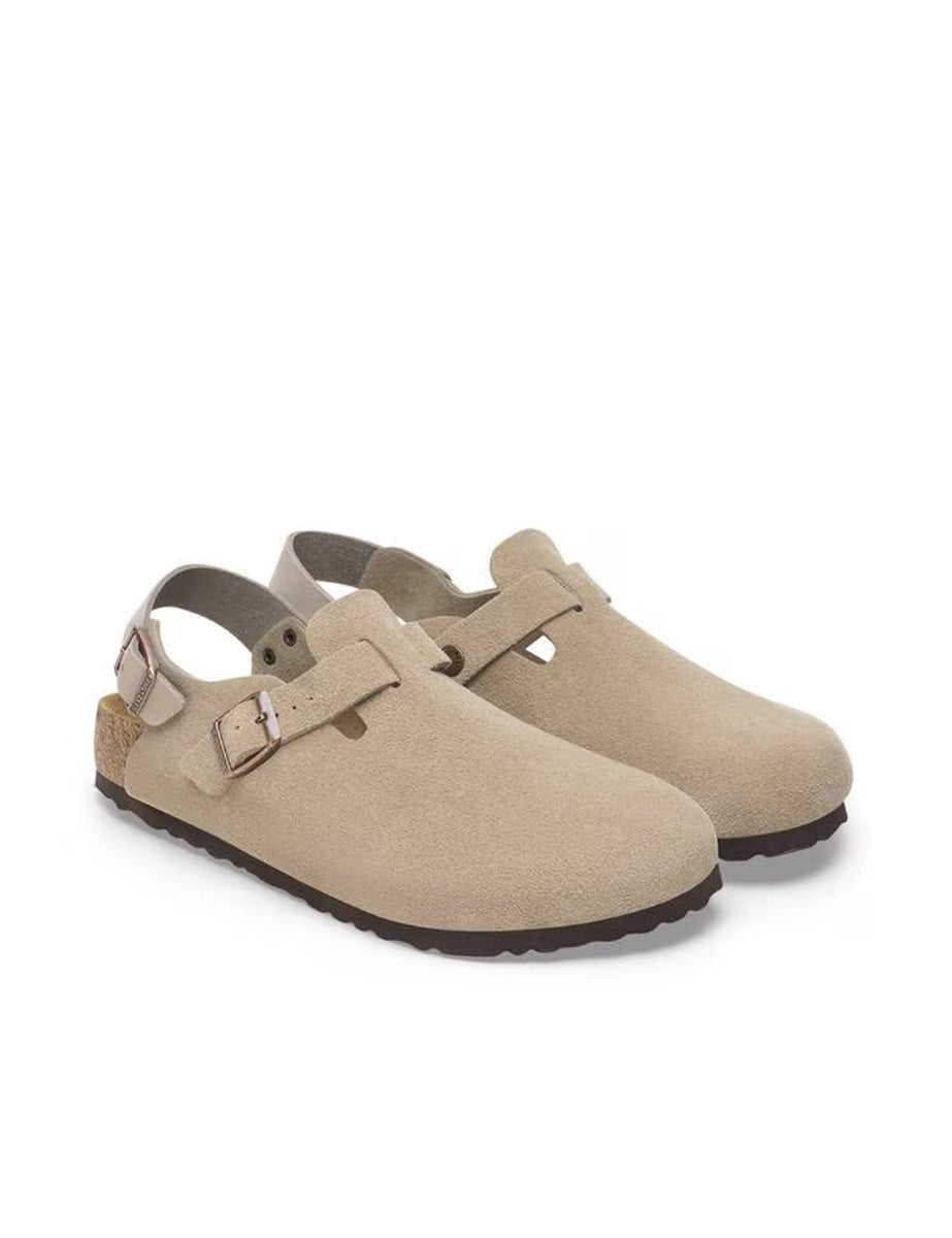 ciabatta tokio suede lea taupe - birkenstock - ciabatta