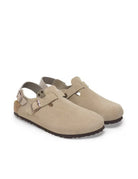 ciabatta tokio suede lea taupe - birkenstock - ciabatta
