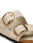 ciabatte arizona big buckle hex shine oyster - birkenstock - ciabatta