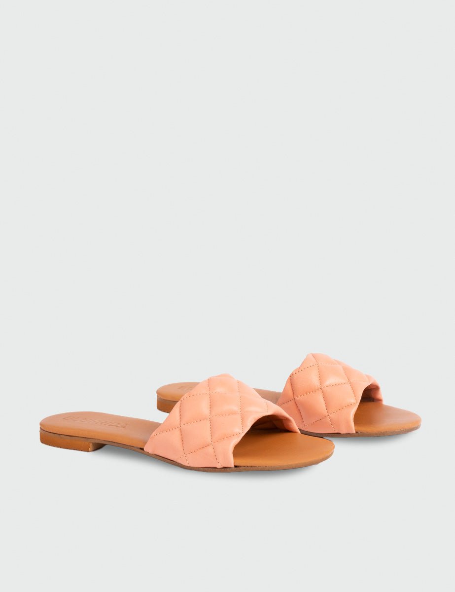 ciabattina nappa pesca - blufrida - ciabatta