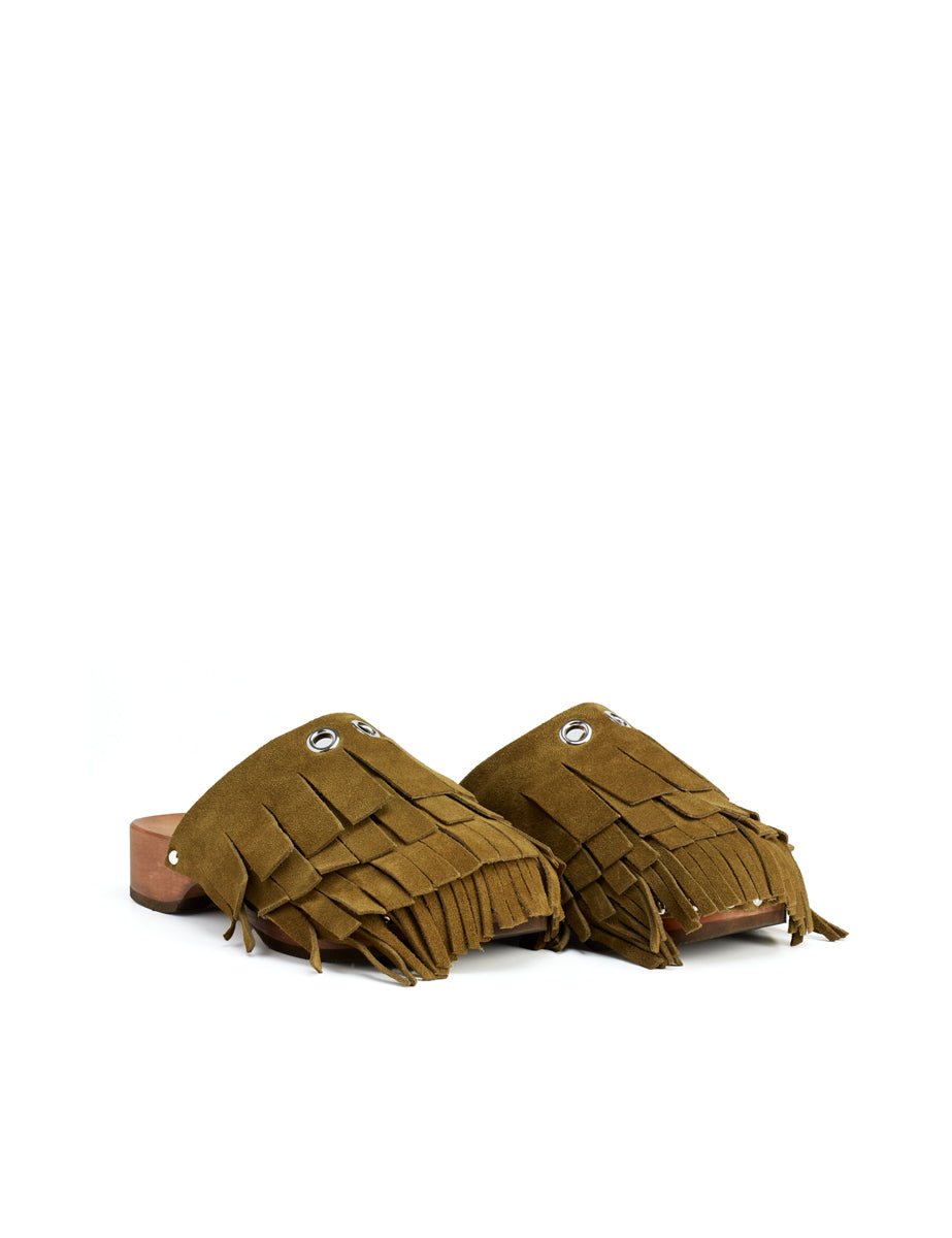 clogs frange kaky - jejia - zoccolo