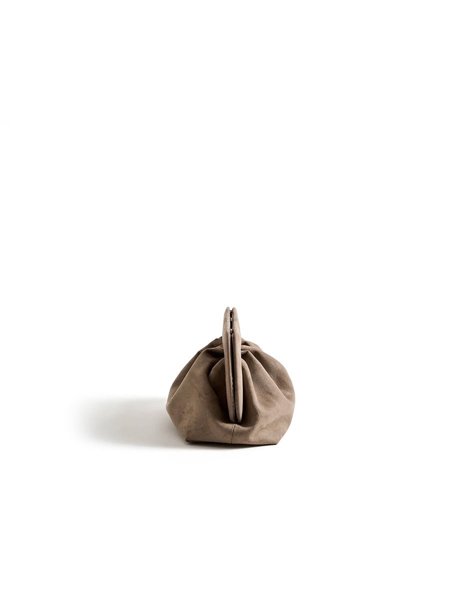 clutch bios suede mud - the moire - clutch