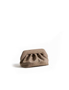 clutch bios suede mud - the moire - clutch