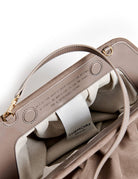 clutch bios suede mud - the moire - clutch