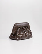 clutch bios weaved naplak fondant - Frida SRL