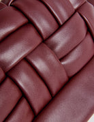 clutch bios weaved vegan prune - the moire - clutch