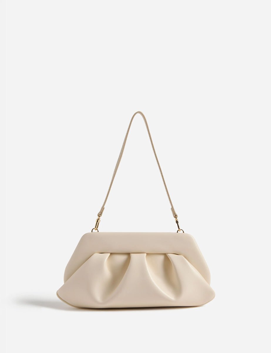 clutch emera leather shell - Frida SRL