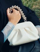 clutch gea handle beads black - Frida SRL
