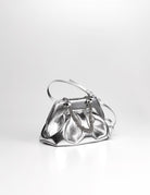 clutch tia palma silver - Frida SRL