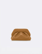 clutch tia vegan caramel - the moire - clutch