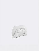 clutch tia weaved vegan almond - the moire - clutch