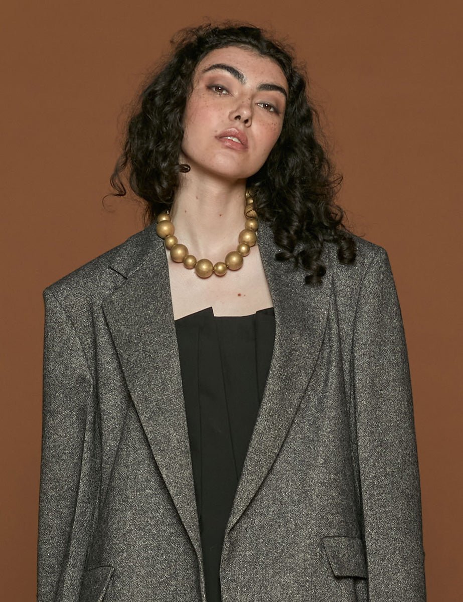 collier perle ottone bronze - forte forte - bigiotteria